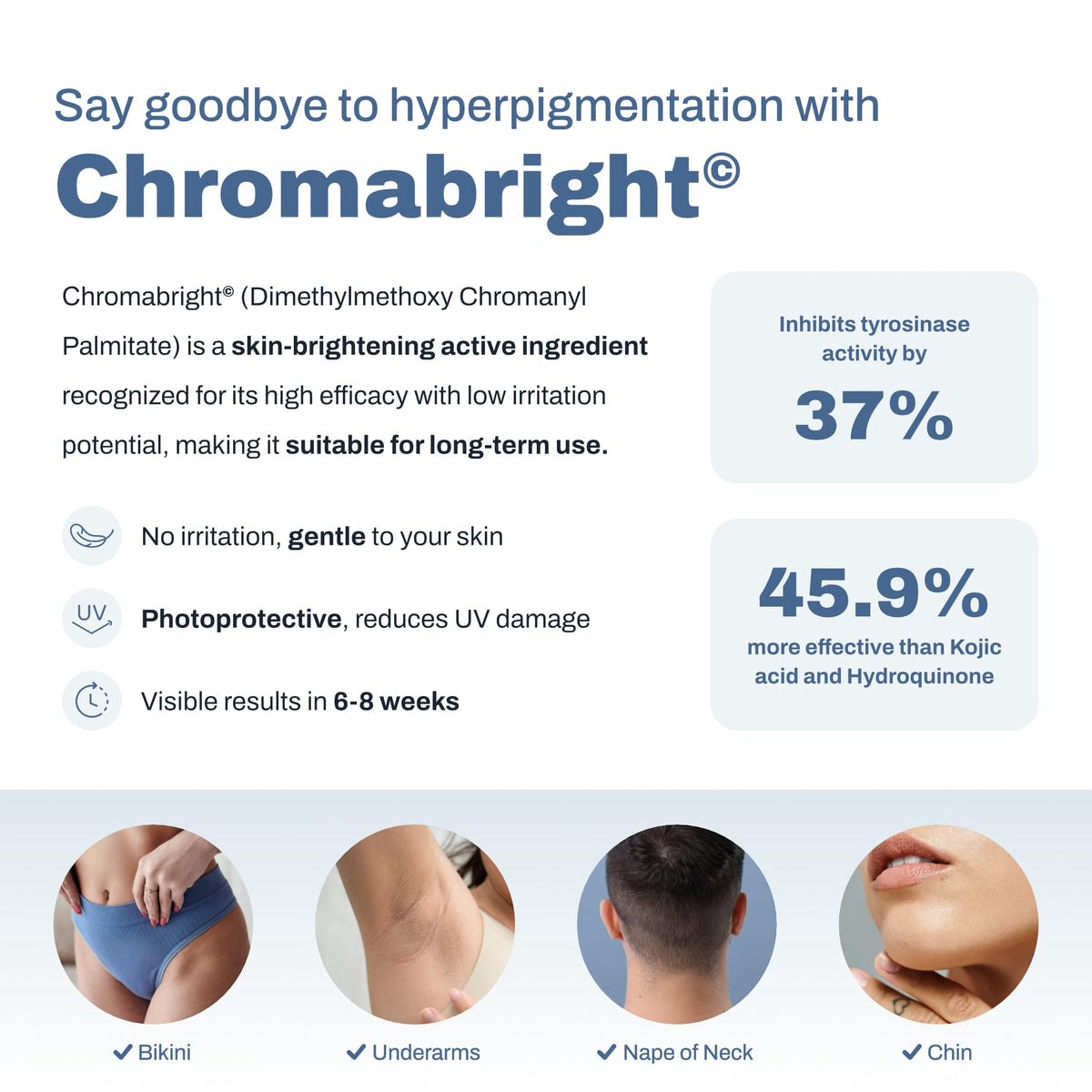Authentic USA imported PFB Vanish with Chromabright dark spot remover product packaging.