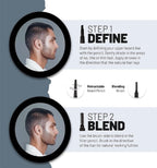 VOID Homme beard pencil filler kit displaying the set of four black pens