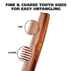Premium Wahl pocket comb for beard and mustache styling packaged view