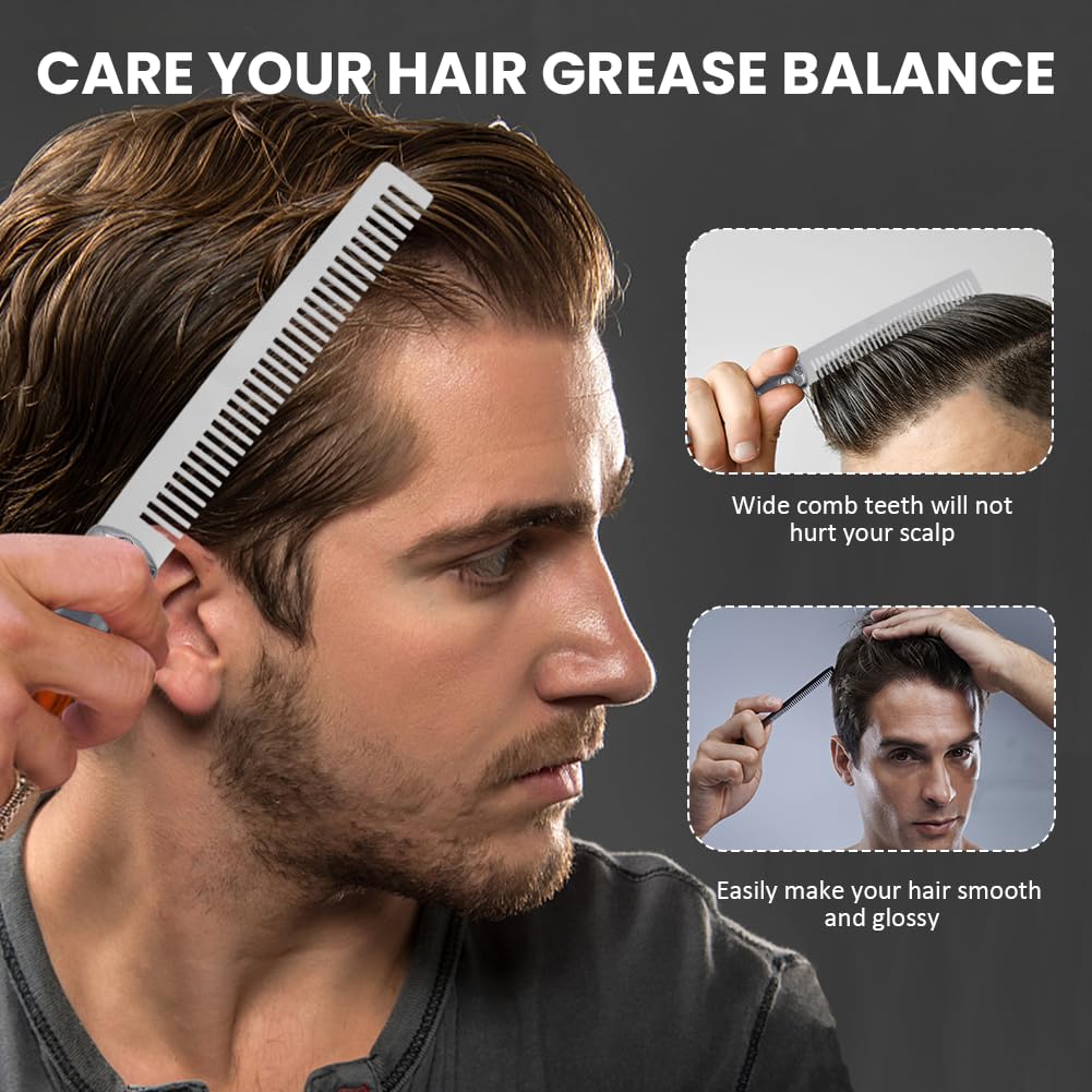 Canumer training pocket combs for beard and mustache styling demonstration