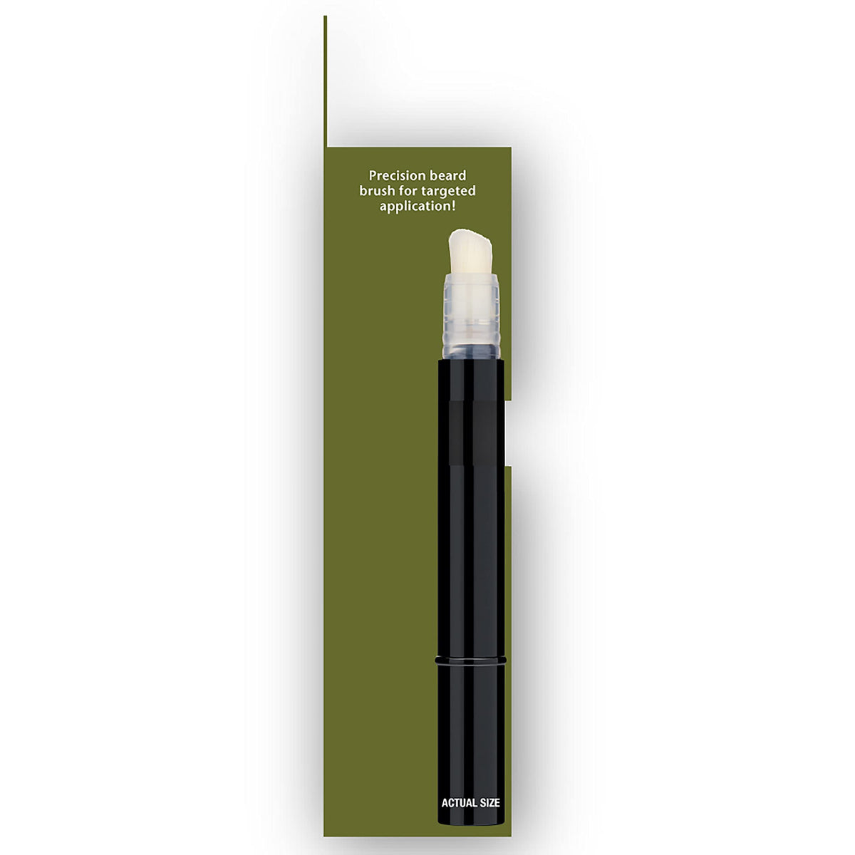 Waterproof testing demonstration of the SoftSheen natural black beard pencil on skin