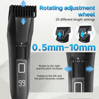 Beatslm trimmer showing zoom wheel length adjustment settings