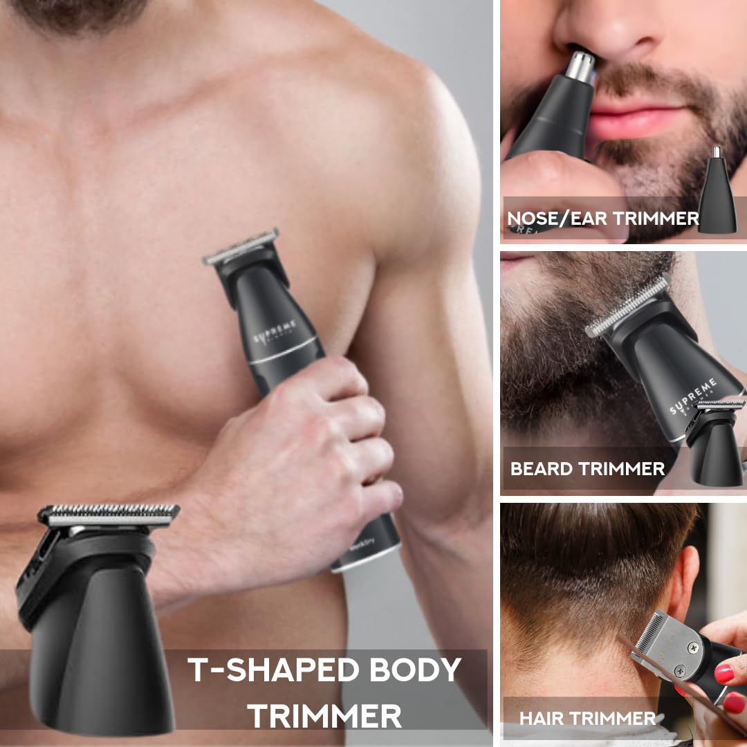 Supreme Trimmer T-blade attachment for body and beard grooming