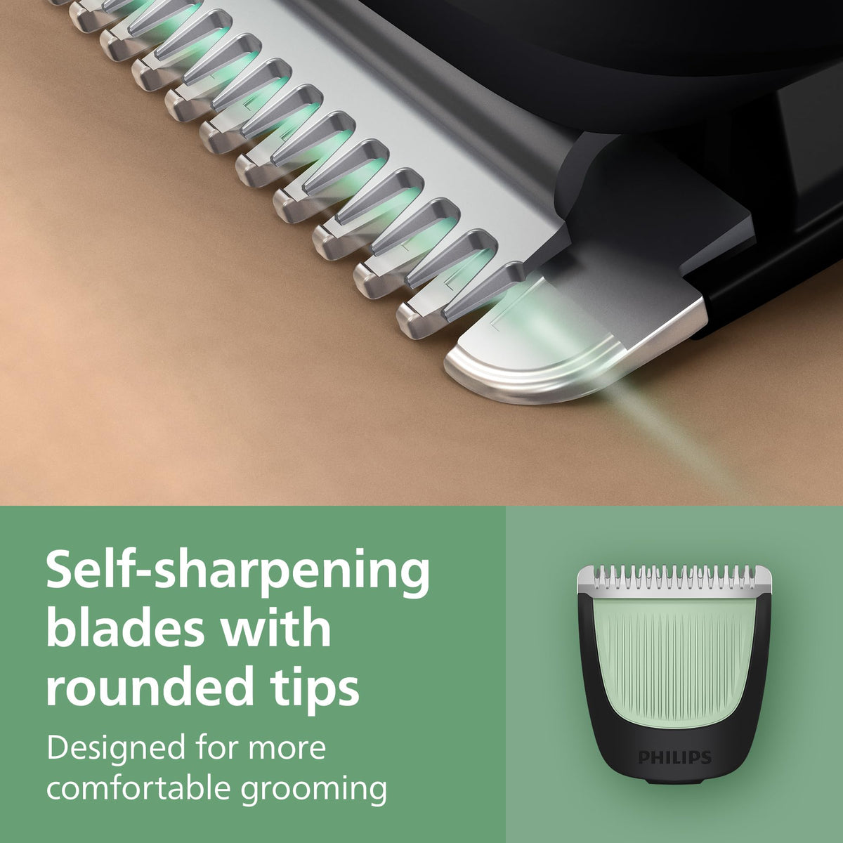 Philips Norelco 3000 series beard styling demonstration