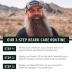 Live Bearded grooming product line sandalwood and vanilla scent