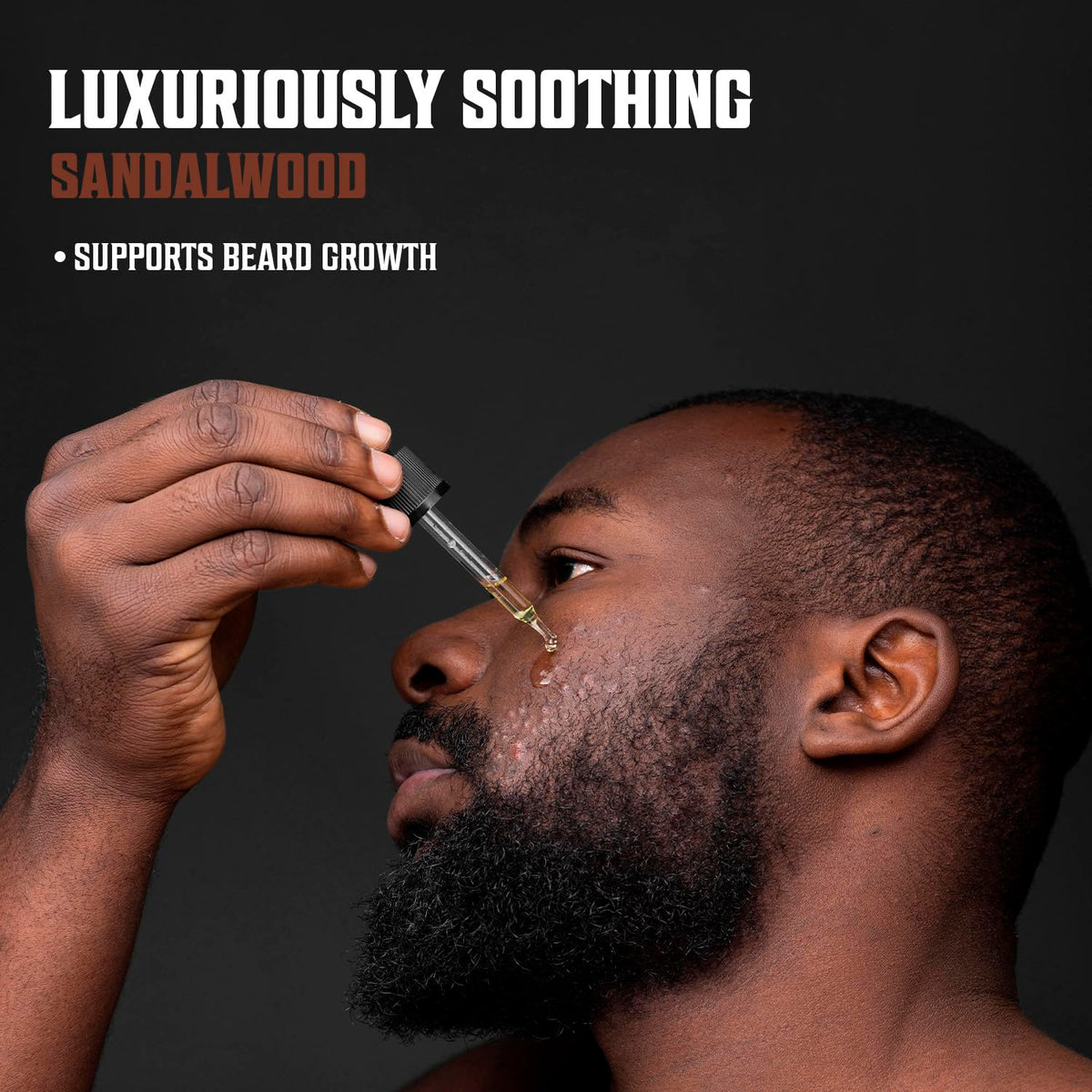Authentic USA imported beard conditioner for moisturizing men's facial hair