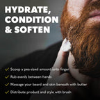 The Beard Club beard growth balm application demonstration