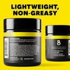 The Beard Club Biotin Beard Balm side view showing 4 ounce size