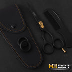 HB DOT German stainless steel facial hair shears with large finger loops