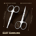 Utopia Care rounded safety tip scissors for safe nose hair trimming