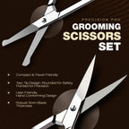 Utopia Care curved blade eyebrow shears for precise facial grooming