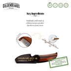 Golden Beards styling wax for men with portable comb