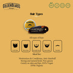 Professional mustache grooming kit with organic styling wax