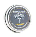 Close up of Corpsman's beeswax mustache wax texture