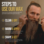 The Beard Struggle Viking Storm scent wax label
