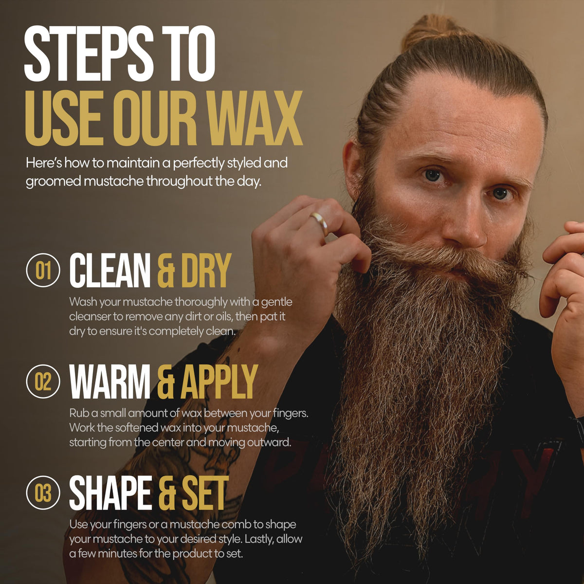 The Beard Struggle Viking Storm scent wax label