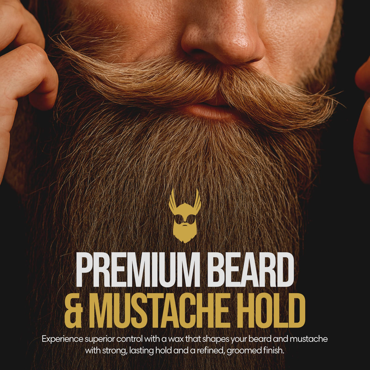 The Beard Struggle mustache wax side view