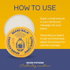 Seven Potions Citrus Tonic beard grooming kit tin