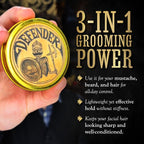 The Vintage Grooming Co natural mustache styling balm 2 fluid ounces