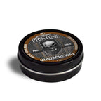 Compact 1 ounce Beard Gains mustache wax tin packaging