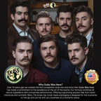 Dubs Was Here 1 Ounce mustache wax tin in grooming kit