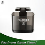 Side profile of the imported grooming maintenance stand showcasing its compact and elegant countertop footprint.