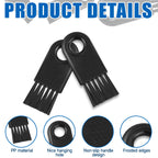 Kalione shaver cleaner brush showing ergonomic handle and lanyard hole