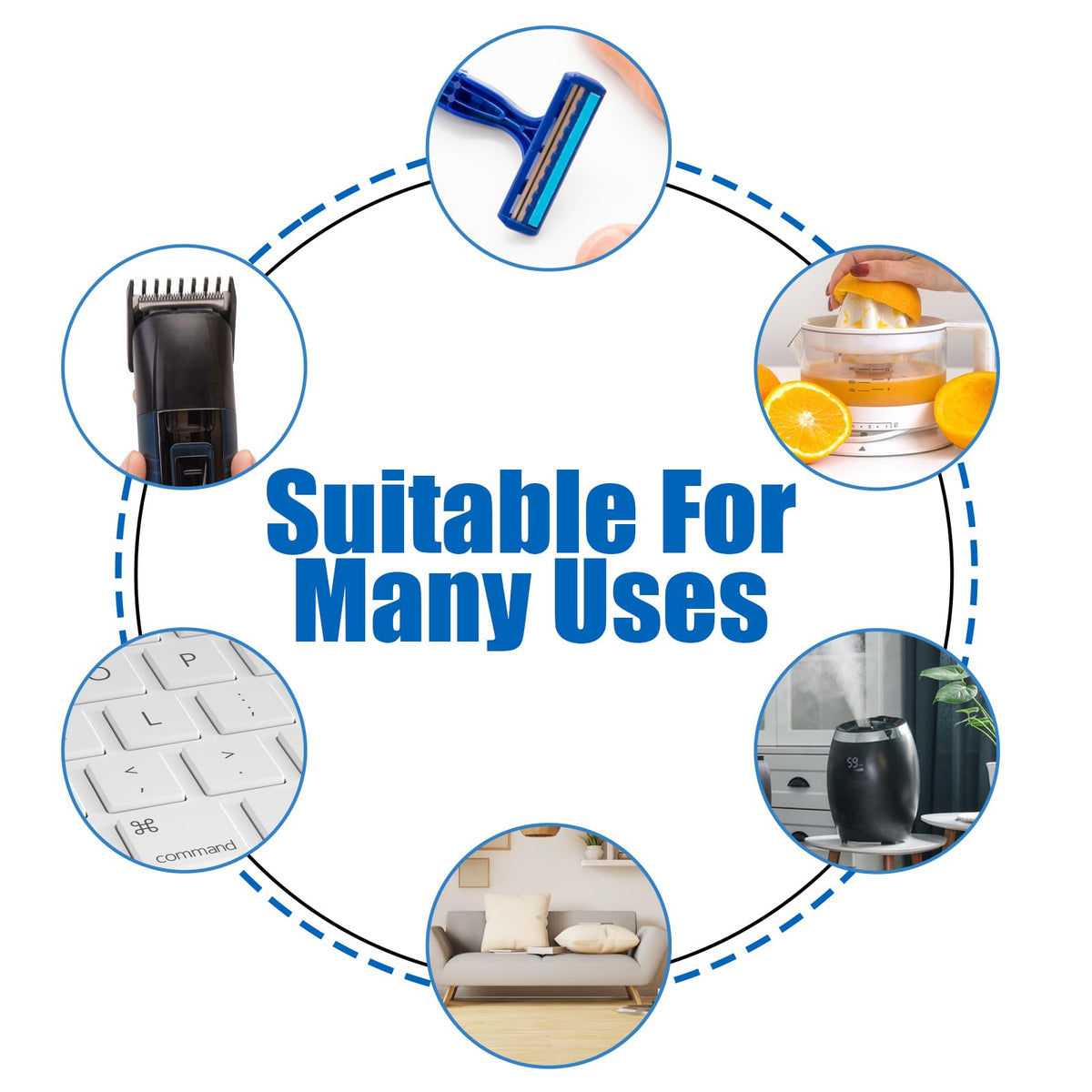 Durable polypropylene handle detail of Kalione cleaning brush