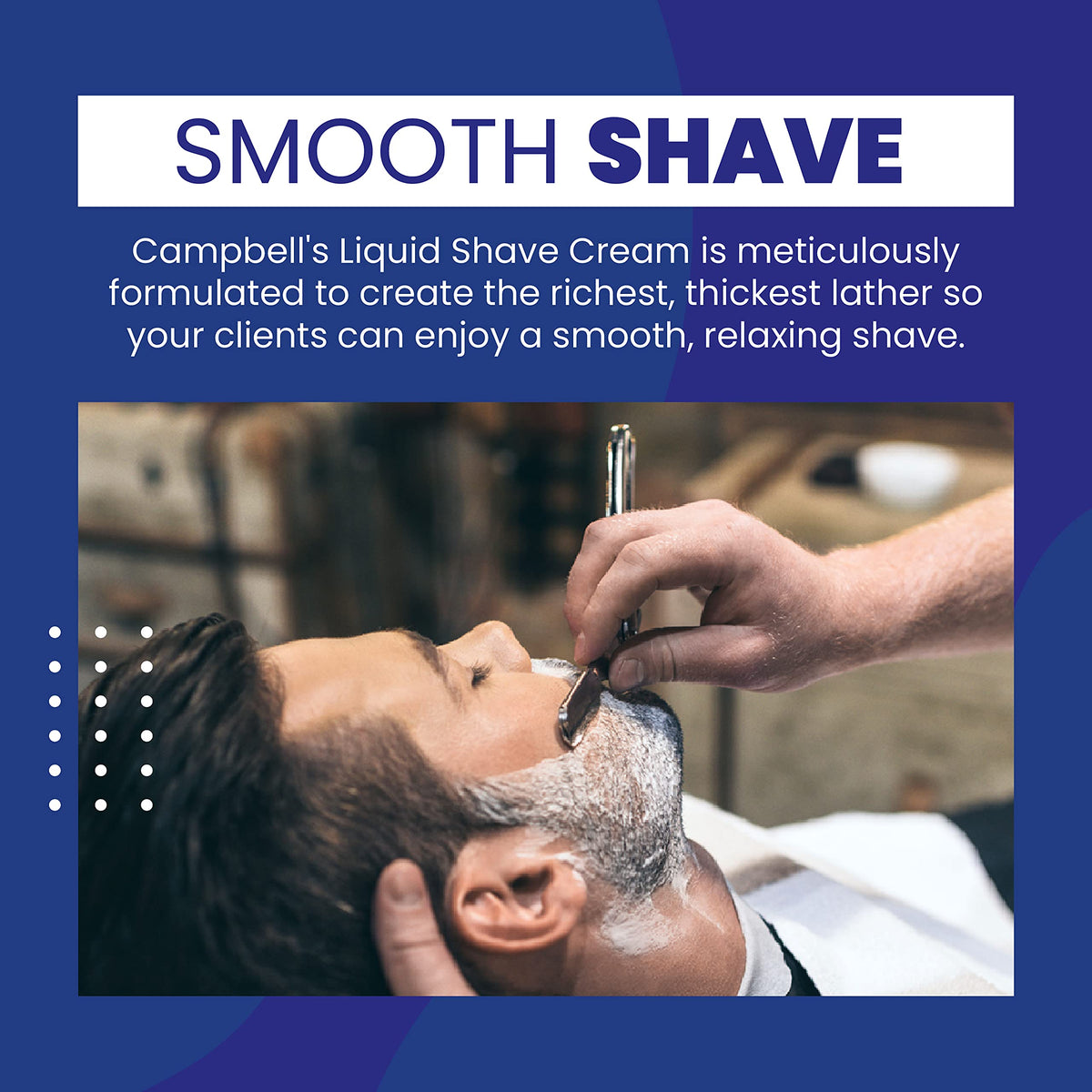 Professional barber cleaning supplies for hot lather machines