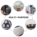 Portable shaver cleaning brush kit for travel grooming