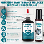 GFDesign electric shaver cleaning kit with brush
