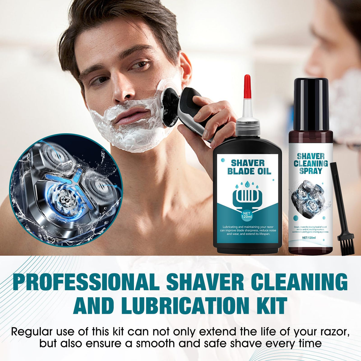 Authentic USA imported shaver cleaner for trimmers