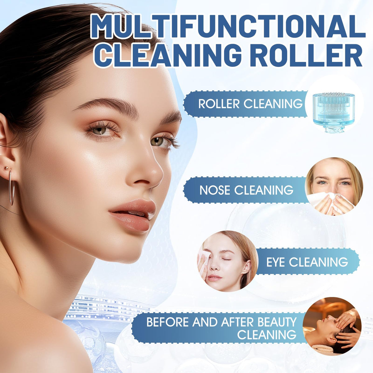 Jaojao roller cleaner spray professional skincare maintenance kit