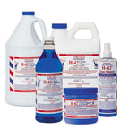 Close up of H-42 clipper cleaner label showing antibacterial properties