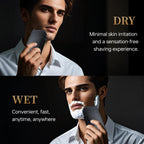Resnomi men grooming shaver in travel luggage setup