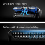 Braun Series 6 included accessories and travel case