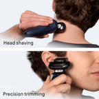 Side profile of Braun Series 6 electric shaver