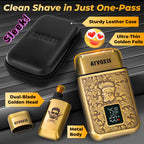 Atvoxis USB-C rechargeable electric shaver kit