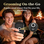 Henzilo travel-friendly electric shaver in a gym bag