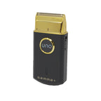 Close up of Gamma Plus Uno gold titanium foil head