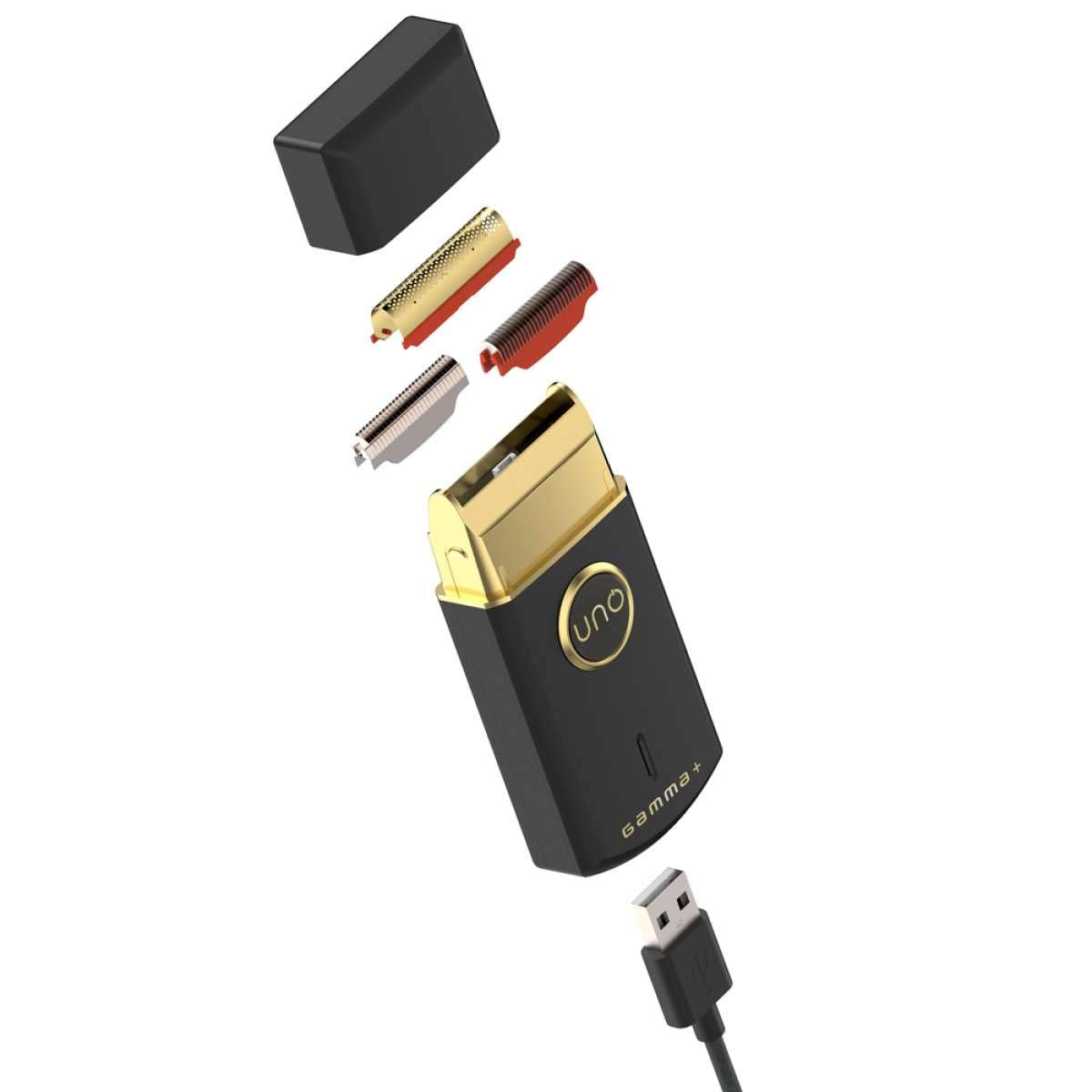 Gamma Plus Uno cordless shaver side profile view