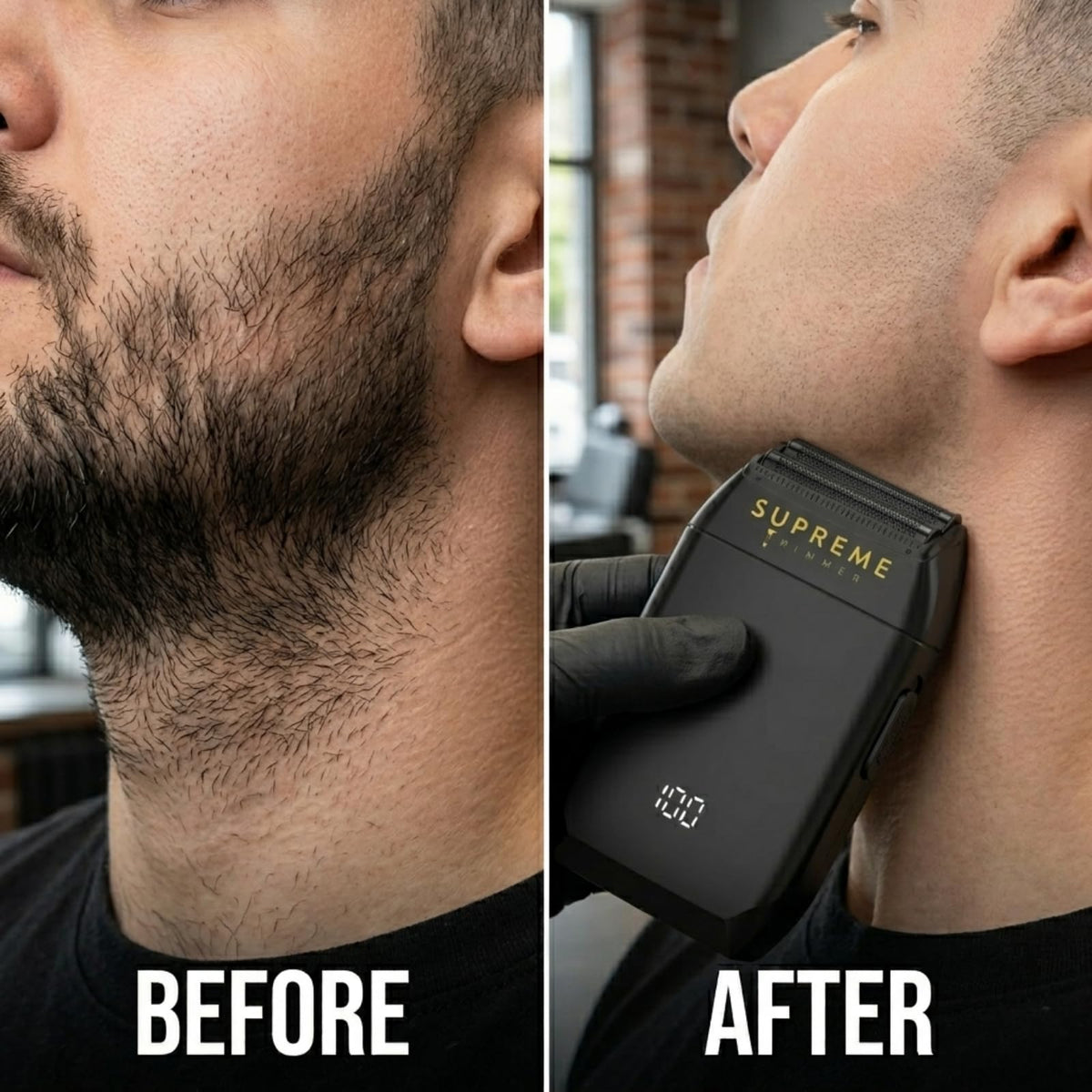 Supreme Trimmer Crunch STF602 side profile showing ergonomic grip