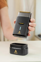 Side profile of Andis ProFoil Plus II electric shaver