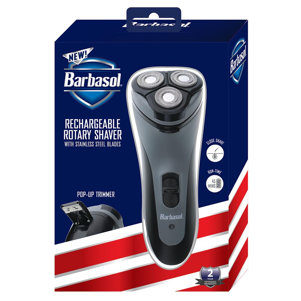 Full set including Barbasol shaver cleaning brush and oil