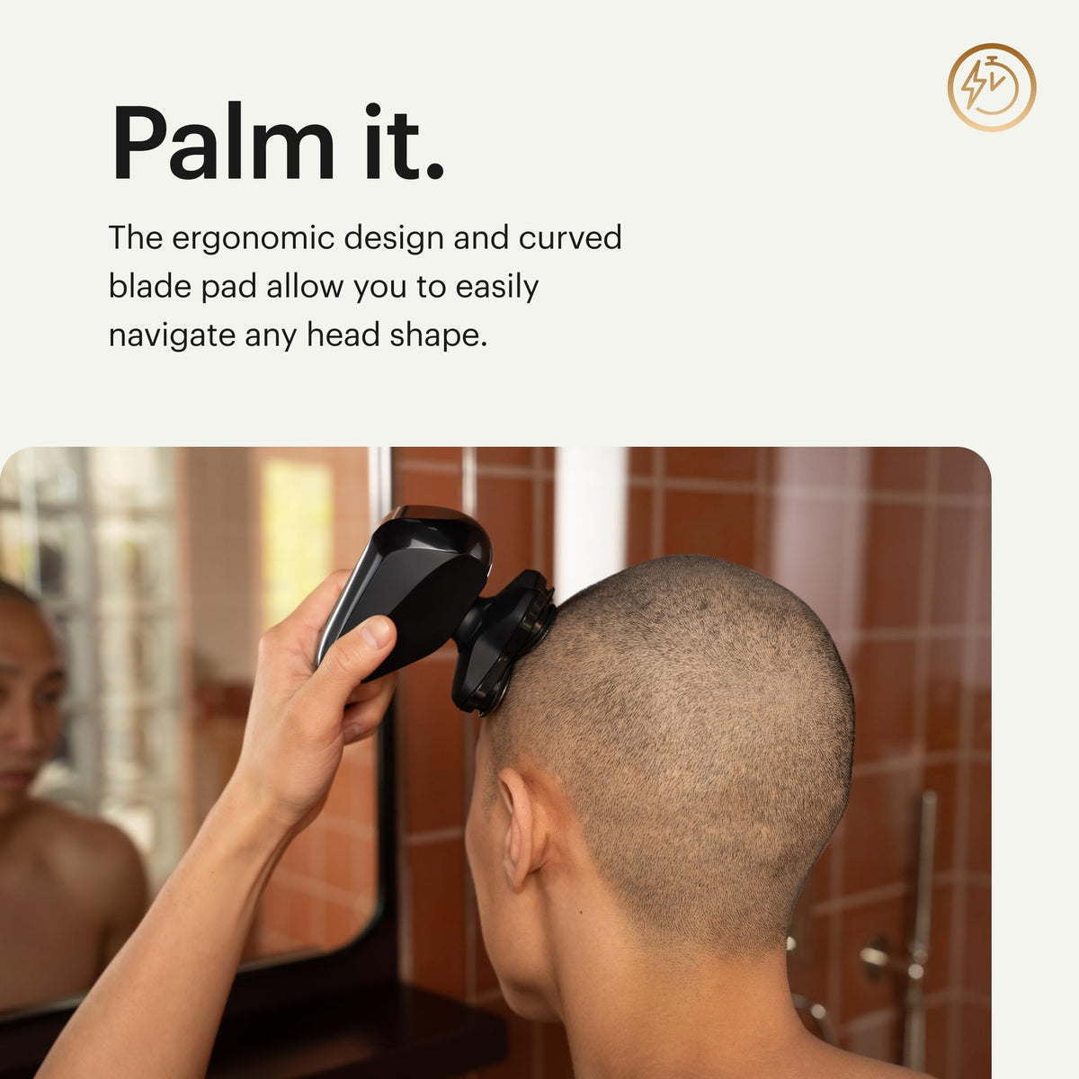 Manscaped The Dome Shaver Pro ergonomic design