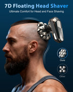 Side view of professional head shaver showing ergonomic design