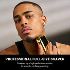 BaBylissPRO professional electric razor side profile