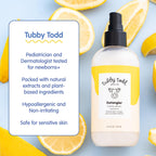 Tubby Todd Lemon Crème hair detangler leave in spray back label information