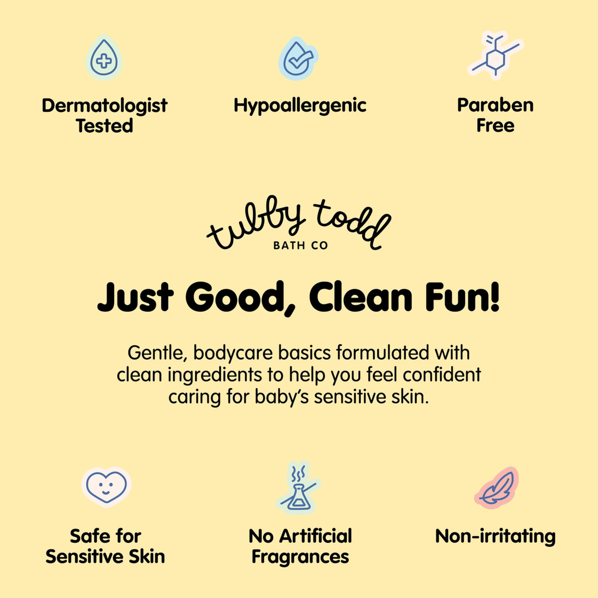 Tubby Todd kids hair care bundle pack featuring Lemon Crème scent detangler