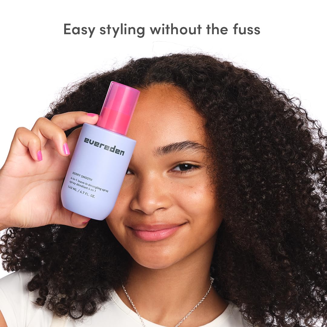 Gentle daily leave in detangling mist for toddlers and kids hair health